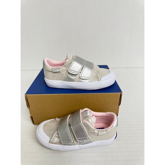 -1465 Keds Courtney HL Silver-US 5.5 Mens - Picture 1 of 5